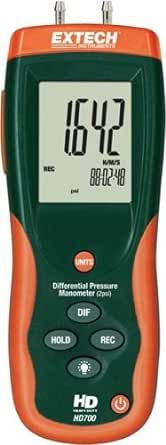 Extech HD700 Differential Pressure Manometer - 2PSI