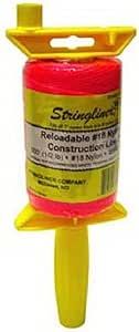 STRINGLINER Company Stringliner-25462 25462 Twisted 500-Feet Construction Line, Fluorescent Pink, 500', 1 Count (Pack of 1)