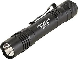 Streamlight 88031 ProTac 2L 350-Lumen EDC Professional Flashlight with CR123A Batteries, and Holster, Black, Clear Retail Packaging