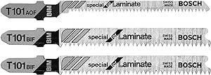 BOSCH T503 3-Piece Hardwood/Laminate Flooring T-Shank Jig Saw Blade Set