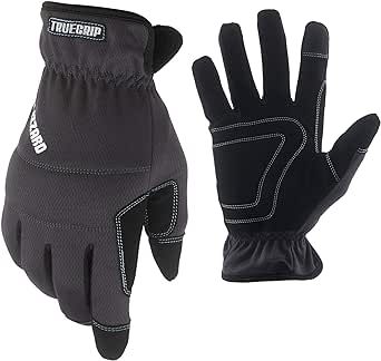 True Grip Cold Weather Blizzard Utility General Purpose and Work Gloves | 40g Thinsulate Insulation