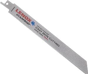 LENOX Tools Reciprocating Saw Blade, Diamond Grit, 8-Inch (10833800RDG)