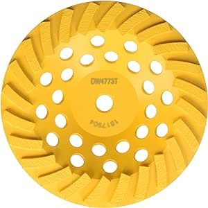 DEWALT Grinding Wheel, Diamond Cup, 7-Inch (DW4773T)