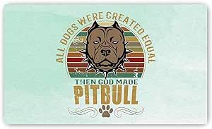 Ninety3POD I'm Not Single I Have a Pitbull Doormat for Pitbull Lover Dog Gifts Idea Merch Indoor Outdoor Welcome Mat - 009