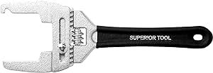 Superior Tool 3840 Adjustable Combination Wrench, One Size, Multi